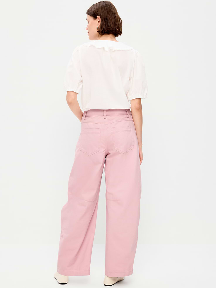 Image number 3 showing, Mid-Rise Barrel Chino Pants