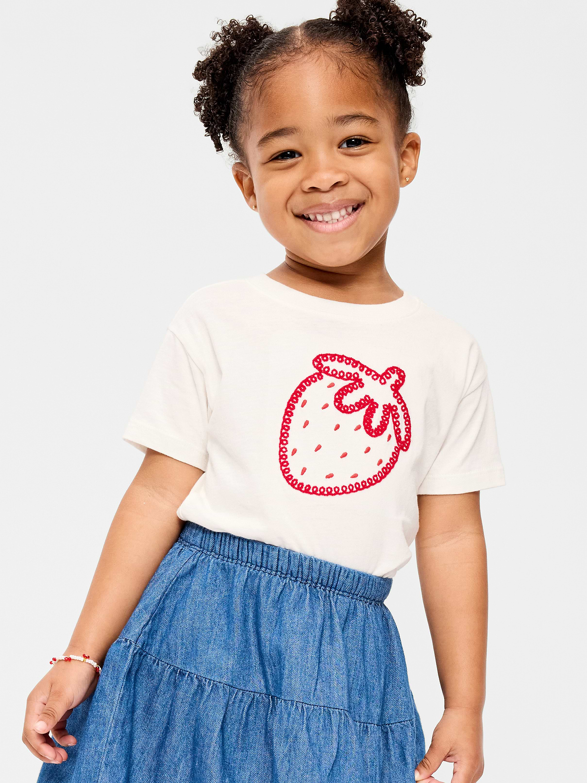 Image number 1 showing, Short-Sleeve Graphic T-Shirt for Toddler Girls