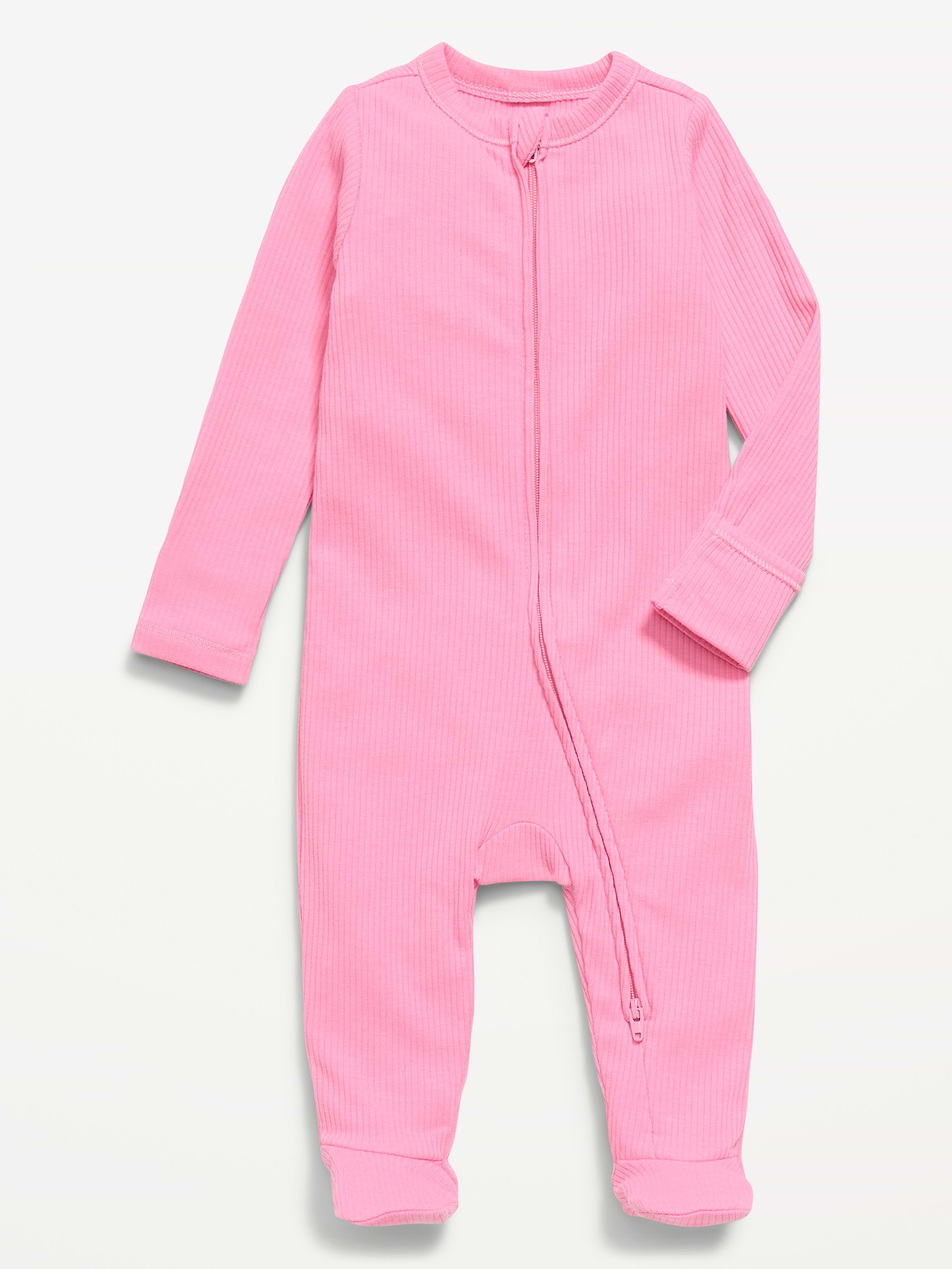 Image number 1 showing, Ribbed 2-Way-Zip Sleep & Play Footed One-Piece for Baby