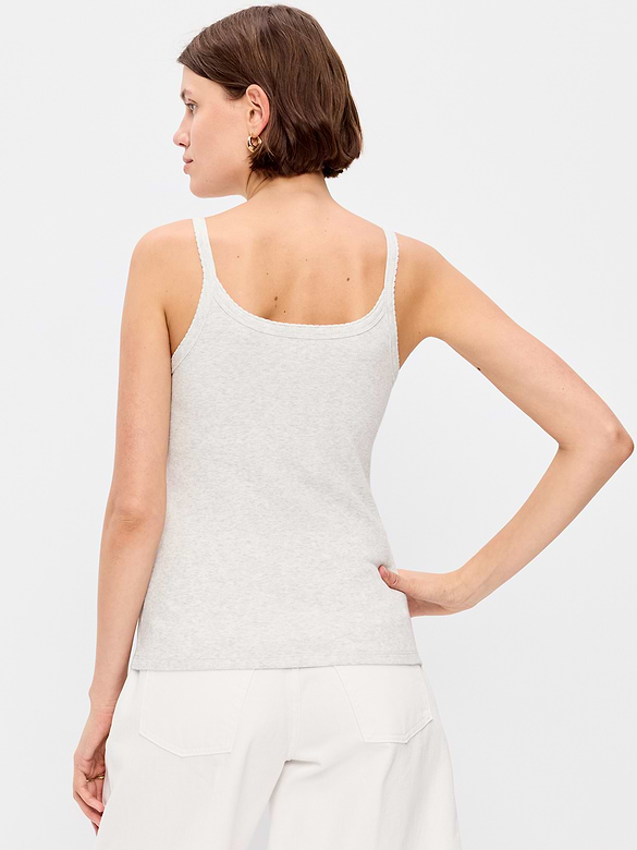 Camisole en tricot côtelé