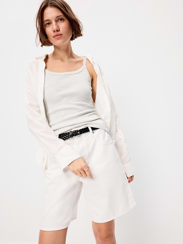 Camisole en tricot côtelé