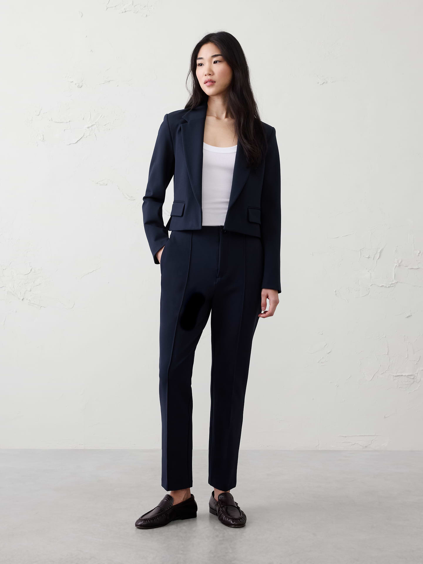 Image number 1 showing, High-Rise Ponte Skinny Pant