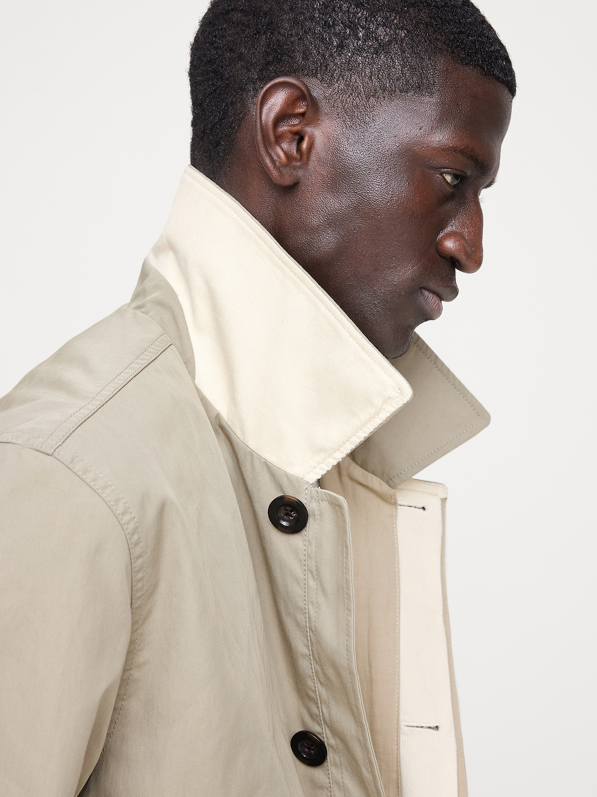 Cotton-Nylon Field Jacket | Banana Republic