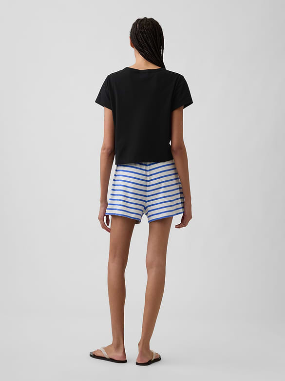 Pull-On Stripe Shorts