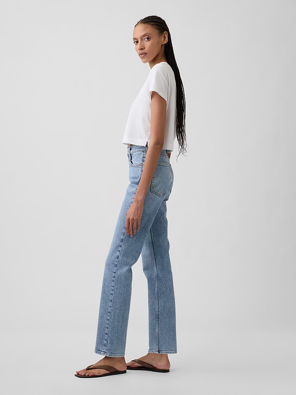 High Rise '90s Slim Straight Jeans
