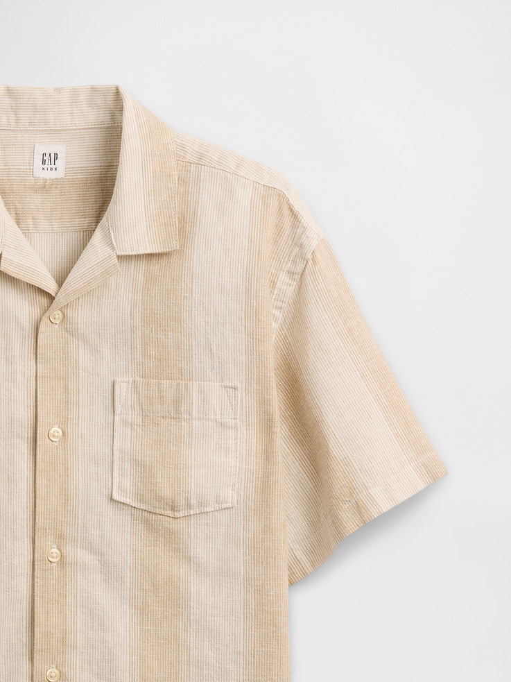 Image 3 of 4, Kids Textured Vacay Shirt
