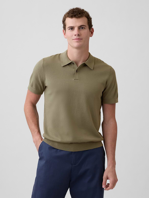 Sweater Polo Shirt