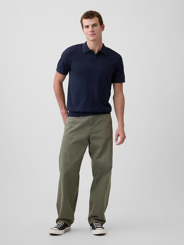 Sweater Polo Shirt