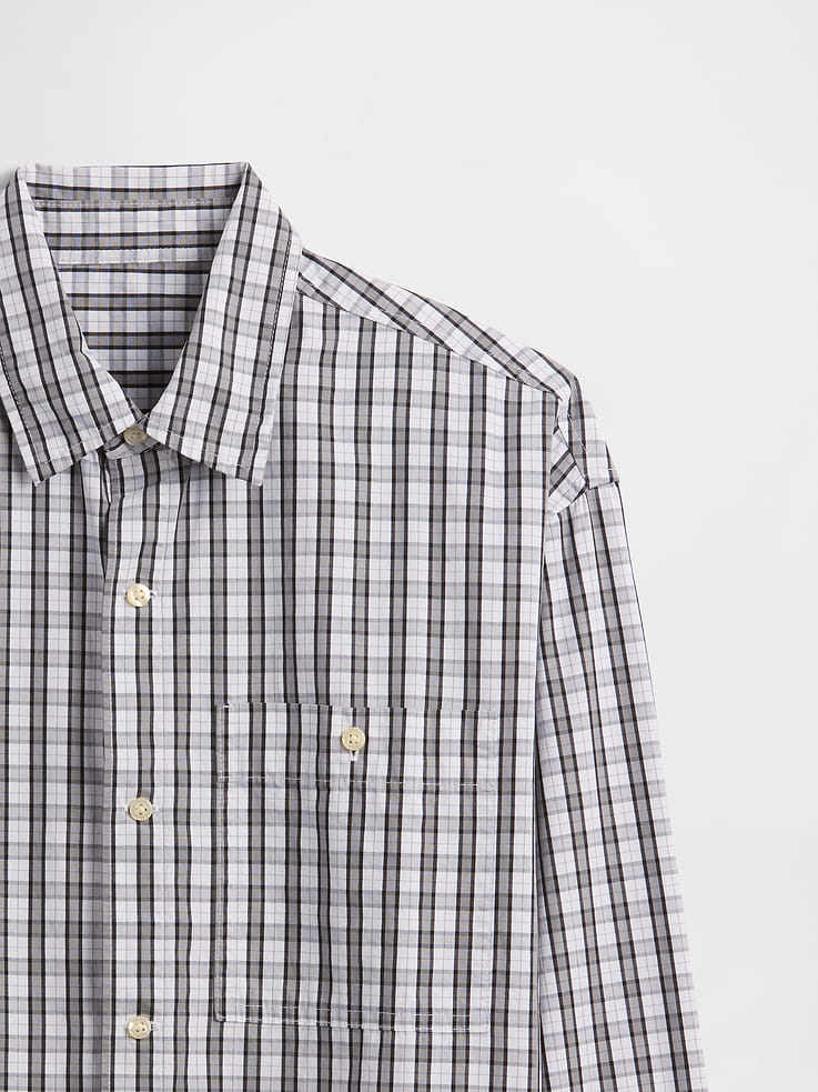 Image number 4 showing, Poplin Shirt in Boxy Fit