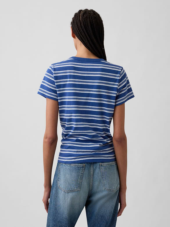 Favorite Stripe Crewneck T-Shirt