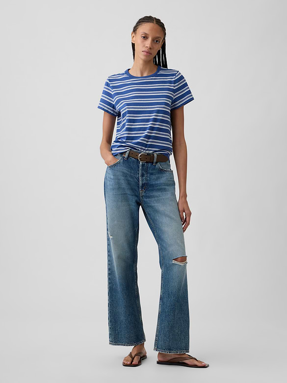 Favorite Stripe Crewneck T-Shirt