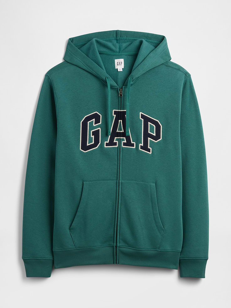 Image number 4 showing, Adult Relaxed Gap Logo Zip Hoodie
