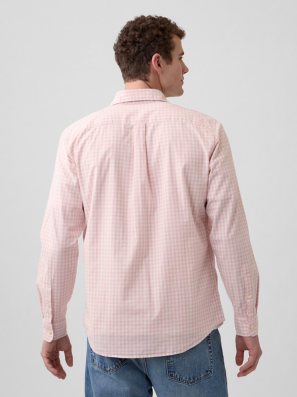Stretch Poplin Shirt in Standard Fit