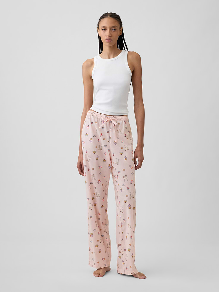 Image number 1 showing, Poplin PJ Pants