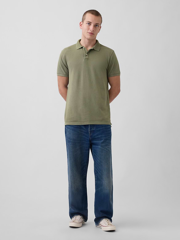 Pique Polo Shirt