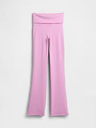 Image number 5 showing, GapFit Smooth Foldover Mini Flare Leggings