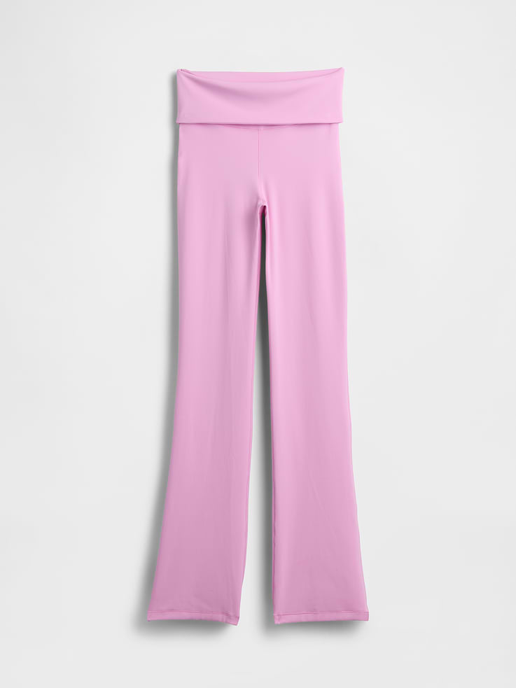 Image number 5 showing, GapFit Smooth Foldover Mini Flare Leggings