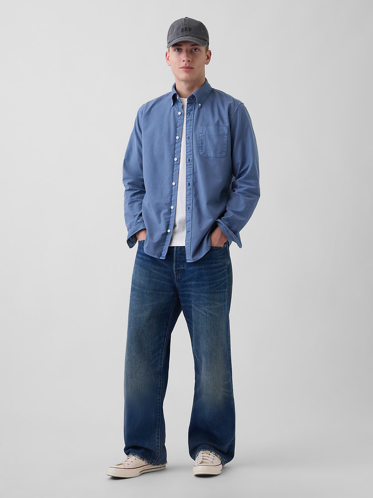 Image number 2 showing, Plaid Oxford Button-Down Shirt