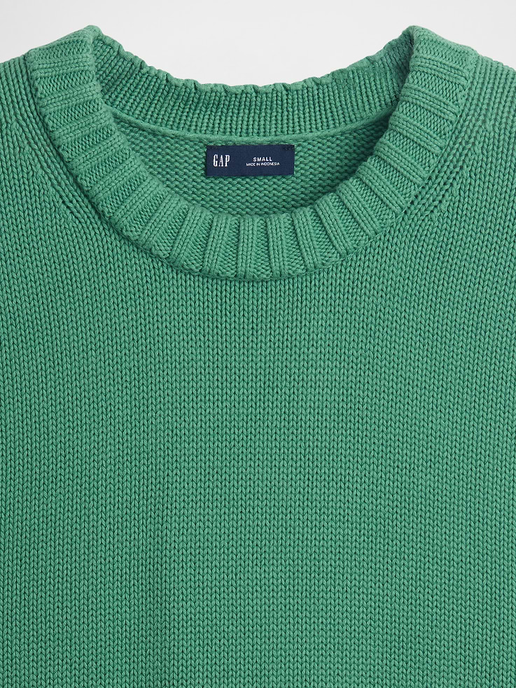 Image 4 of 5, 100% Cotton Oversized Sweater