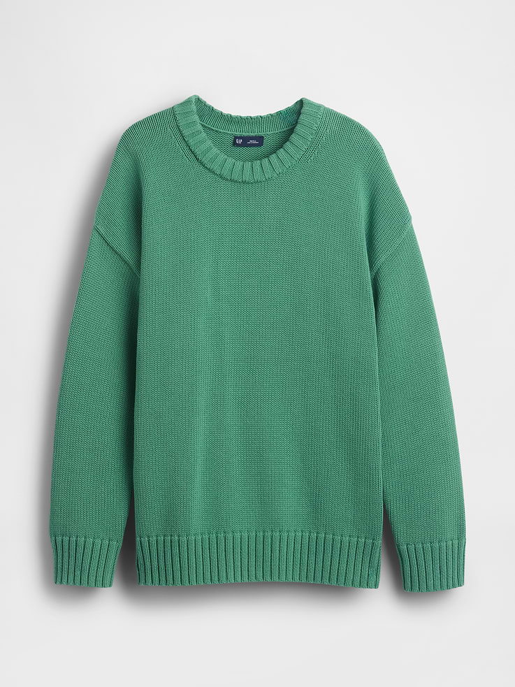 Image 5 of 5, 100% Cotton Oversized Sweater