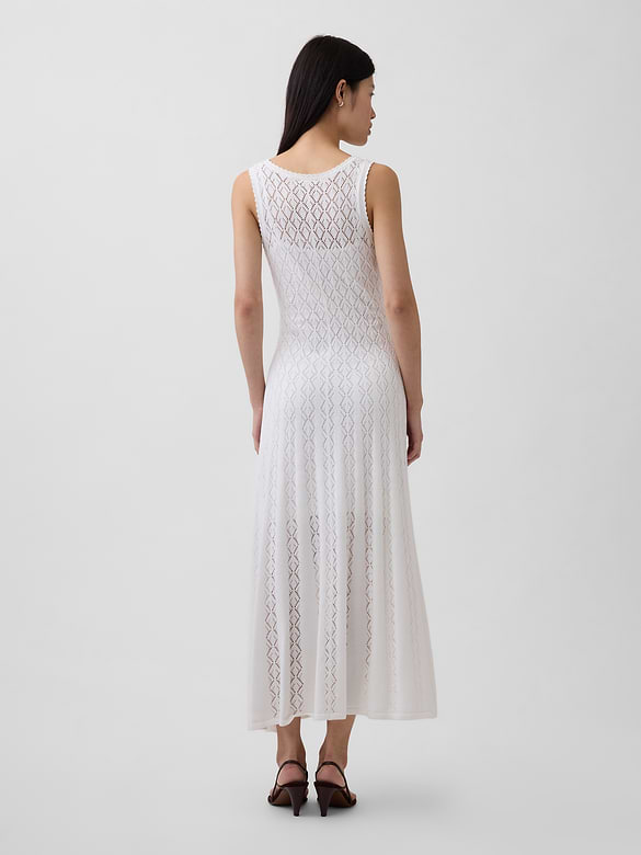 Pointelle Maxi Dress