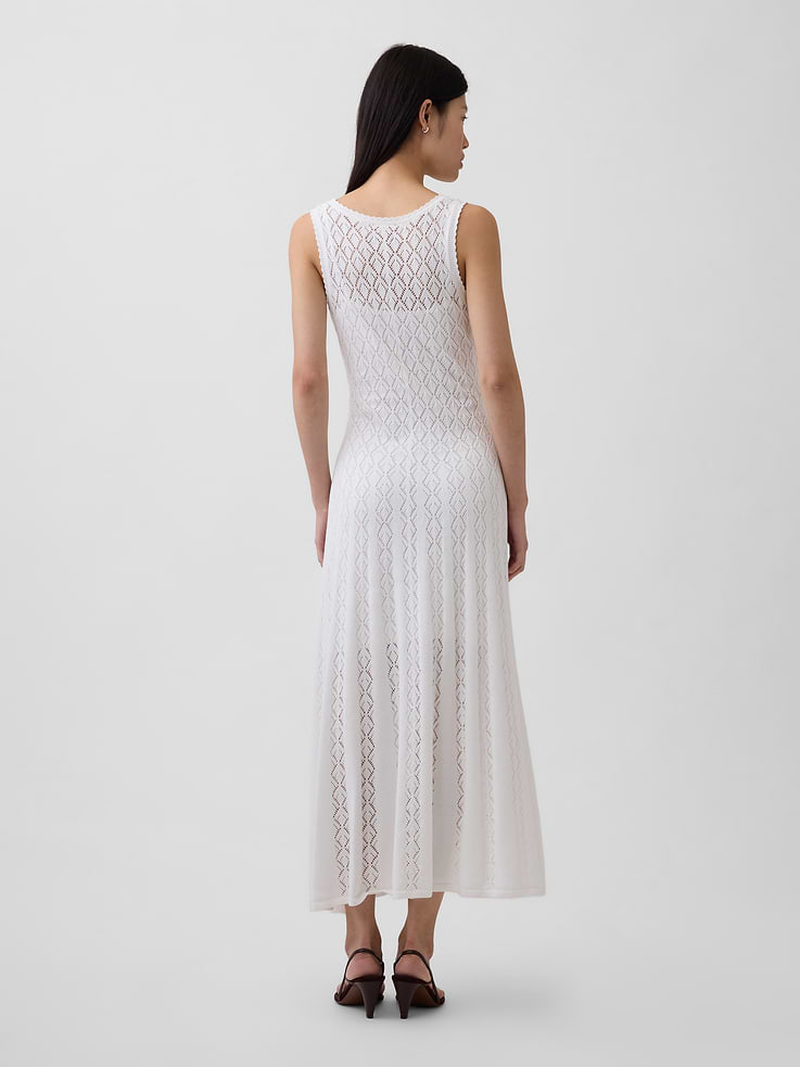 Image number 2 showing, Pointelle Maxi Dress