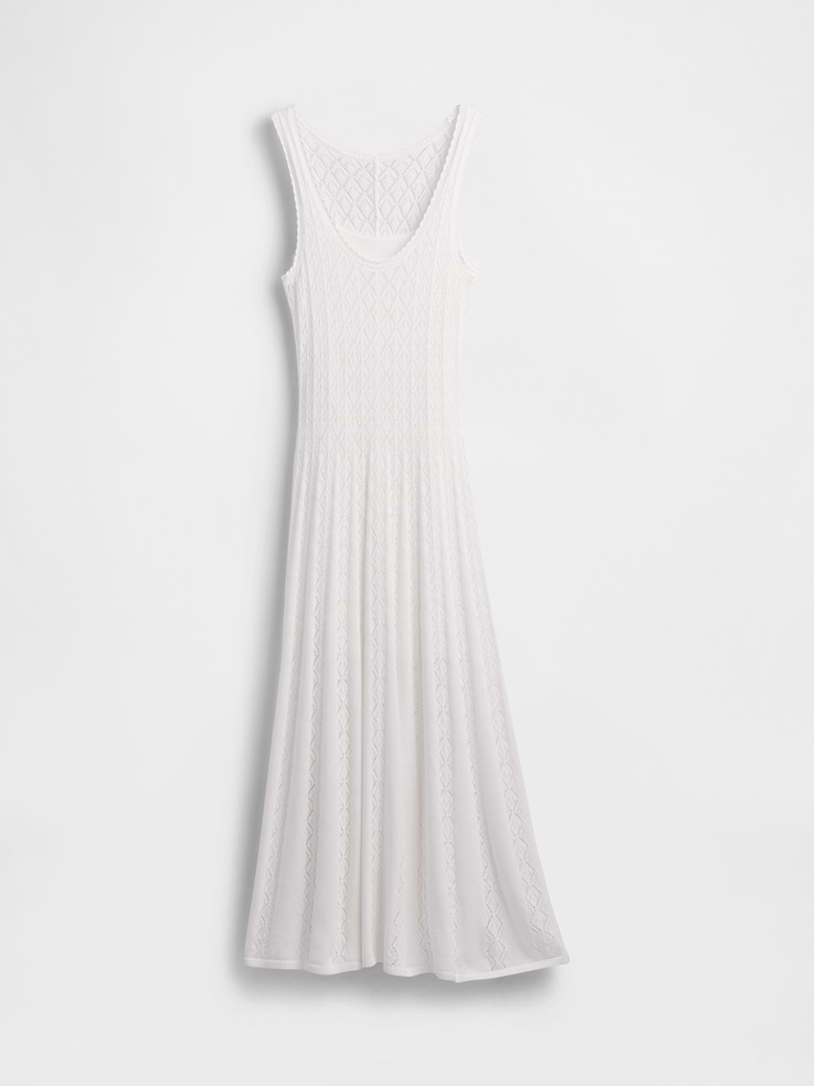 Image number 5 showing, Pointelle Maxi Dress