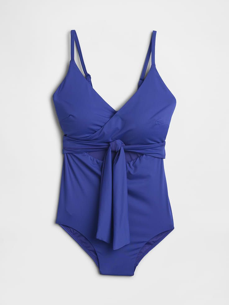 Image number 4 showing, Cutout Wrap One-Piece Swimsuit