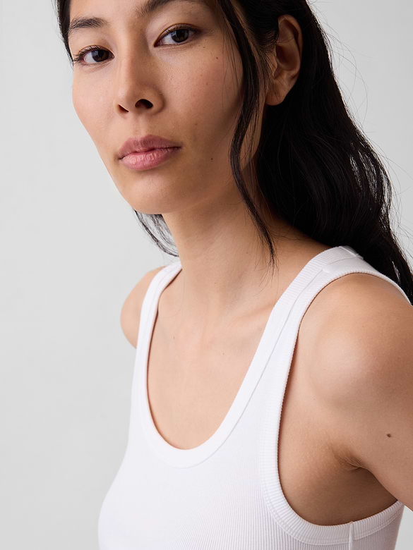 Rib Scoop Tank Top