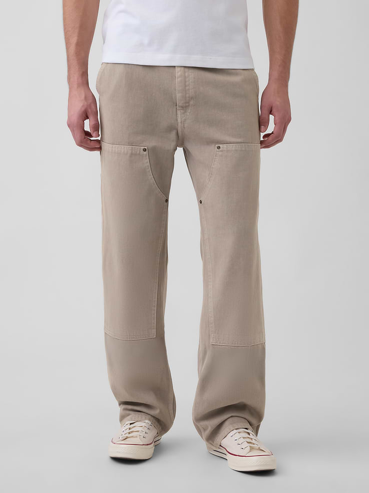 Image number 2 showing, '90s Loose Double-Knee Carpenter Jeans