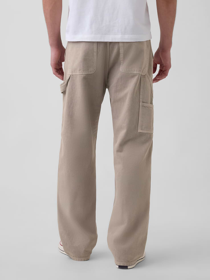 Image number 4 showing, '90s Loose Double-Knee Carpenter Jeans