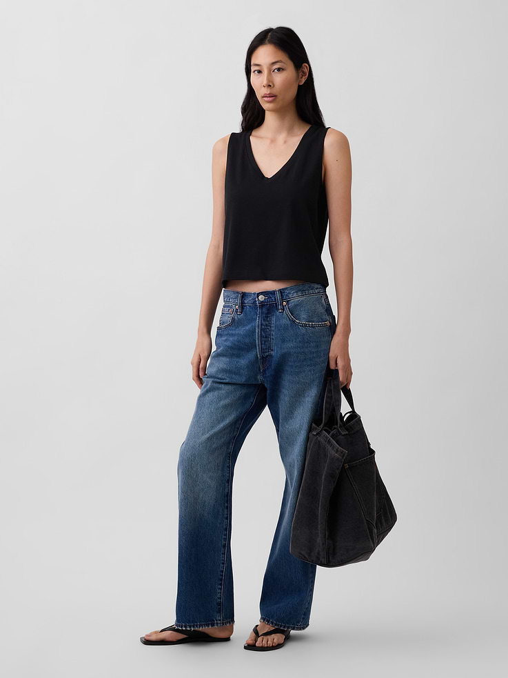 Image number 2 showing, Knit Crop Tank Top