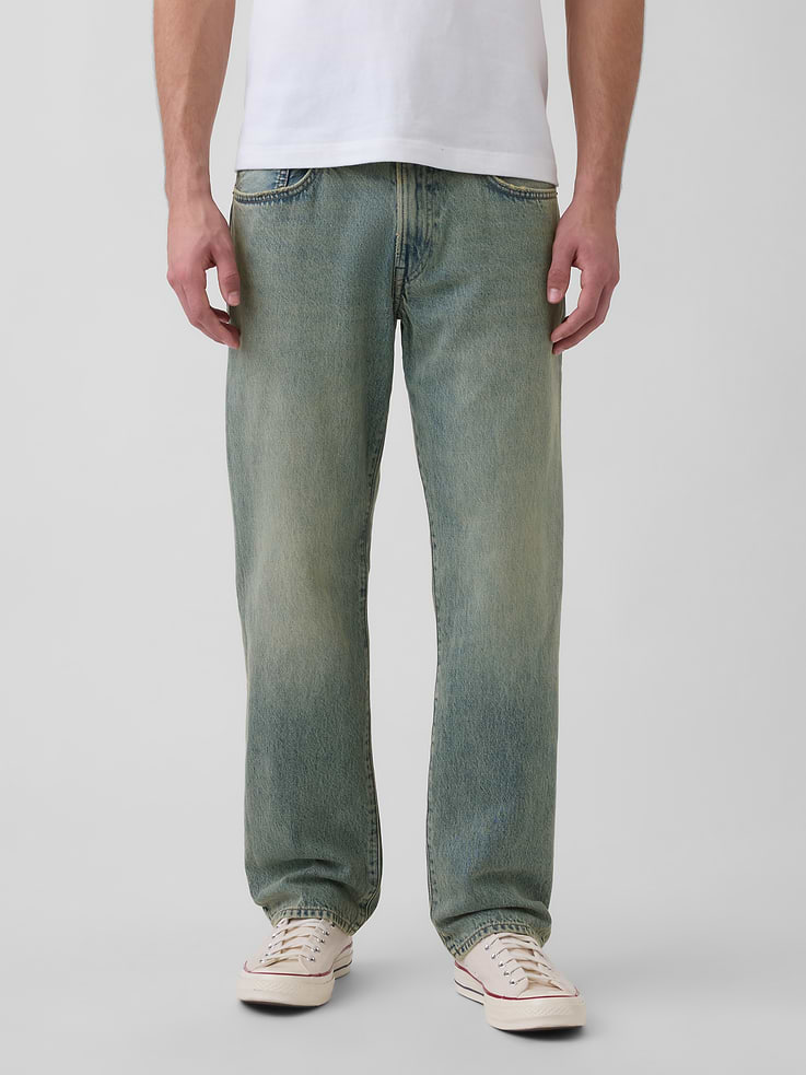 Image number 2 showing, Relaxed Straight Jeans