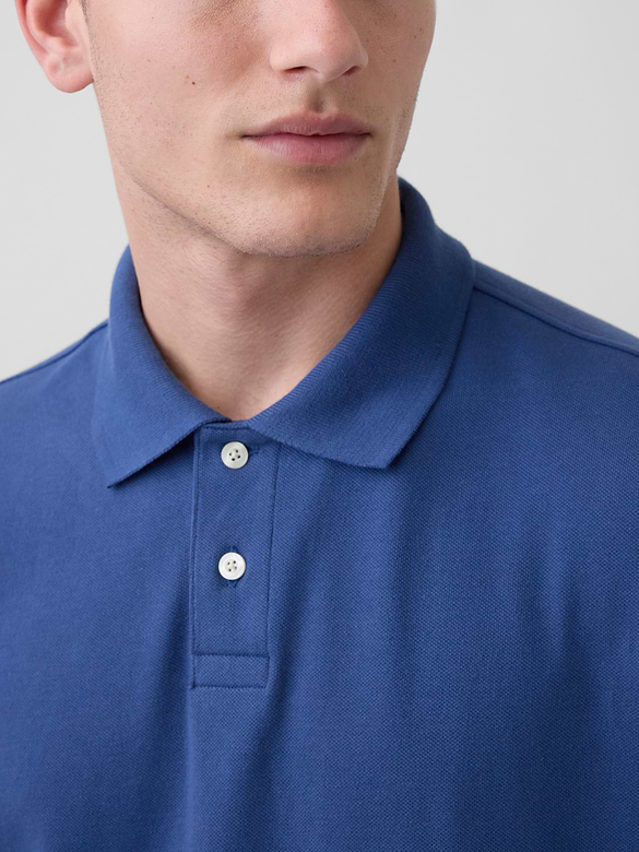 Relaxed Pique Polo