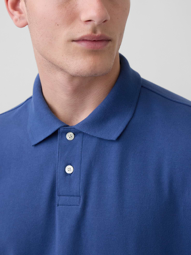Image number 4 showing, Relaxed Pique Polo