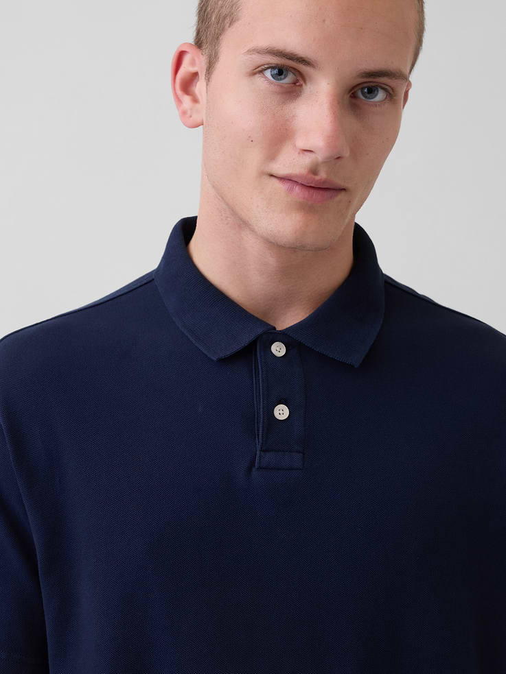 Image number 4 showing, Relaxed Pique Polo