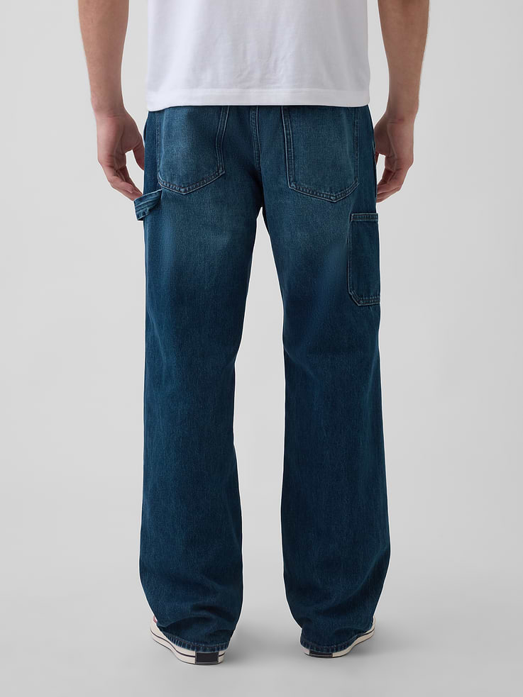 Image number 4 showing, '90s Loose Carpenter Jeans