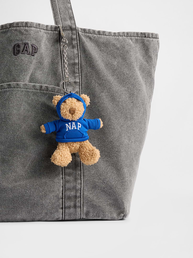 Image number 2 showing, Brannan Bear Nap Hoodie Bag Charm