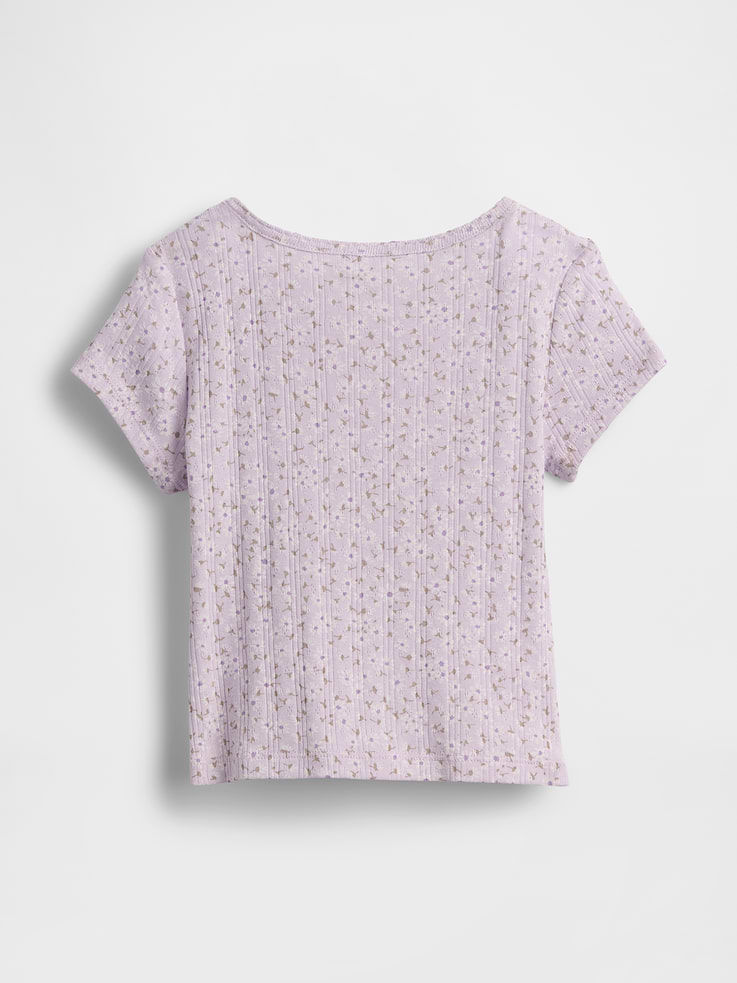 Image number 2 showing, Baby & Toddler Pointelle Rib T-Shirt