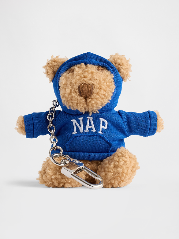 Brannan Bear Nap Hoodie Bag Charm