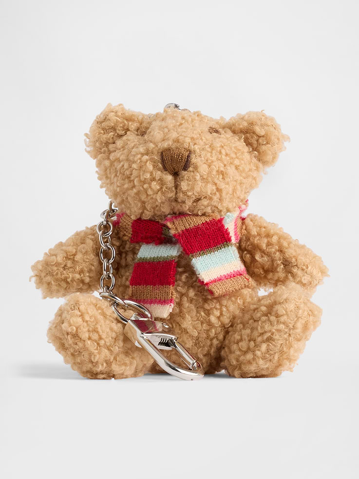 Image number 1 showing, Brannan Bear Scarf Bag Charm