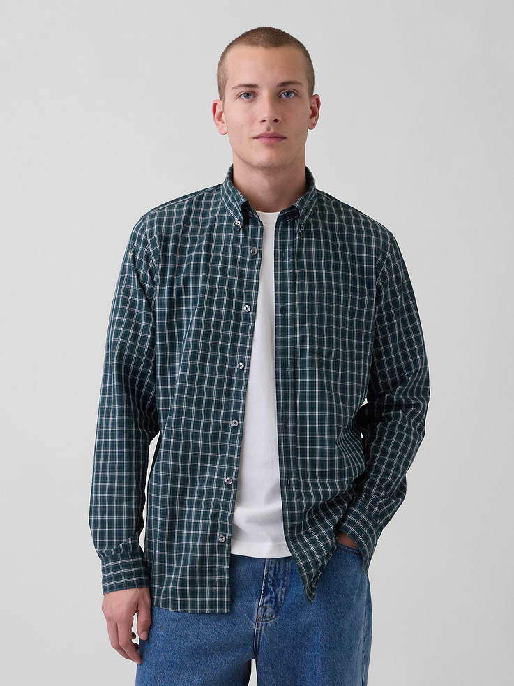 Image number 1 showing, Organic Cotton Poplin Classic Shirt
