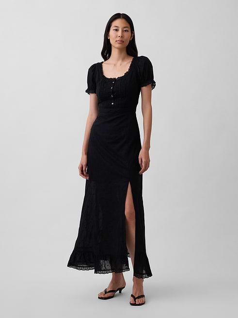 black formal dress one shoulder Prom with High Leg Slit, One Shoulder Black High Slit Evening Dresses MLSD010 Style:A Set 44 Open Back Ankle Length day/all