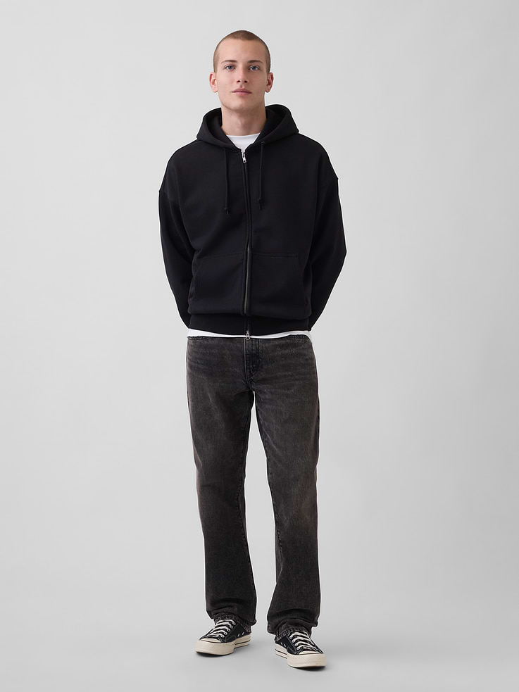 Image number 1 showing, Relaxed Straight Jeans