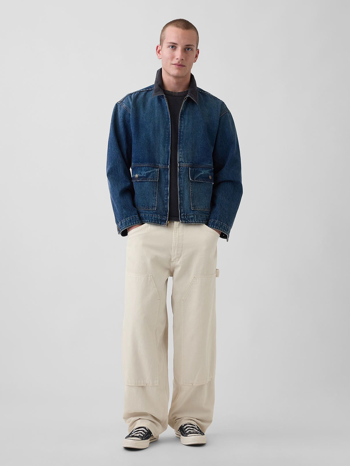 Extra Baggy Double-Knee Carpenter Jeans | Gap