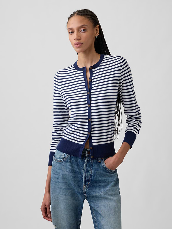 Crewneck Cardigan