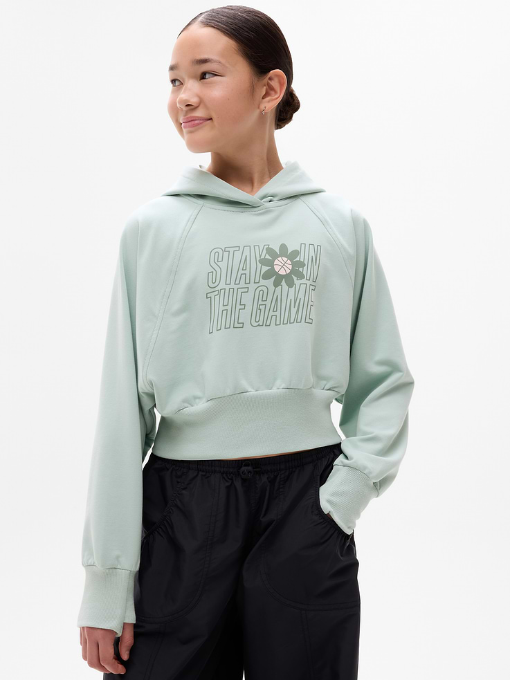Image number 1 showing, Athleta Girl All Day Blouson Popover