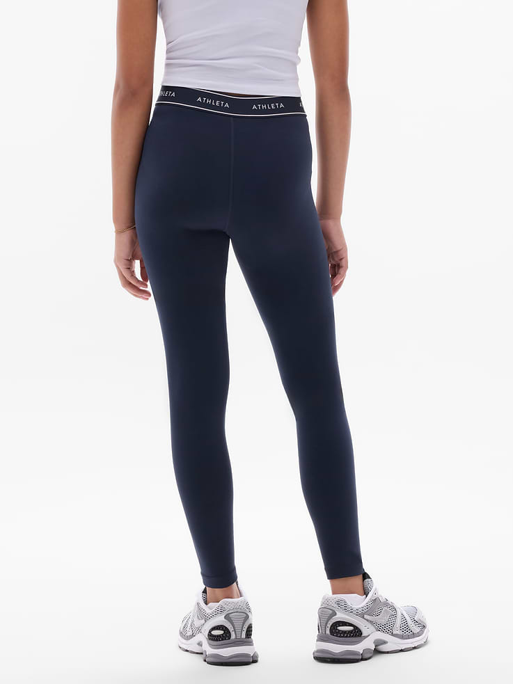 Image number 3 showing, Athleta Girl High Rise Chit Chat Logo Legging