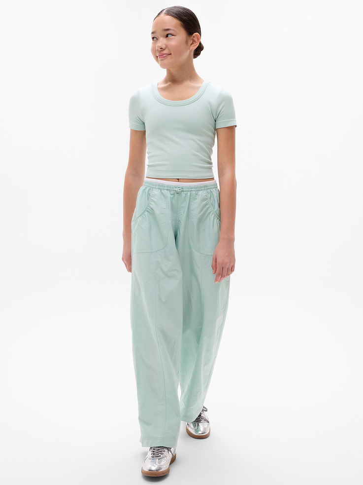 Image number 2 showing, Athleta Girl Rise Above Rib Scoop Tee