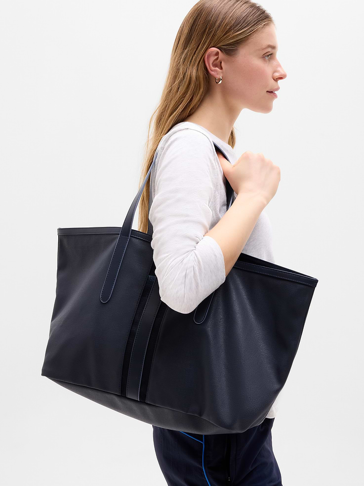 Image number 2 showing, Coated Canvas Carry All Tote